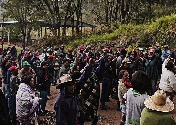 Uma das ações do MST deste ano, militantes ocupam fazenda no  interior de SP em julho