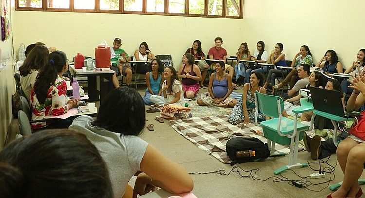 Roda de conversa sobre parto humanizado em Santarém (PA)