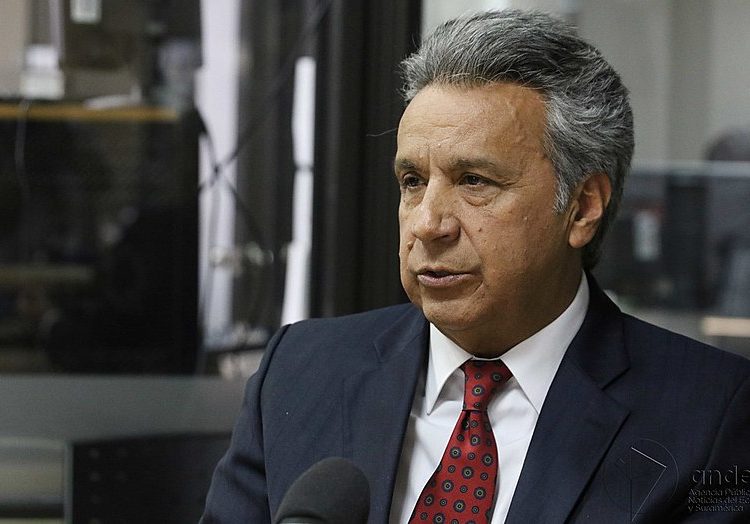 O presidente Lenín Moreno, que anunciou o empréstimo como uma "grande notícia", enfrenta denúncias em um caso de paraíso fiscal