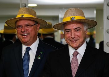 Michel Temer na cerimônia de lançamento do Plano Safra 2017/2018, em julho