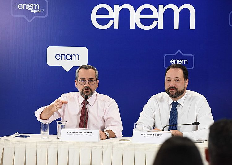 Resultados do Enem 2019 foram apresentados em coletiva de imprensa no Ministério da Educação (MEC), em Brasília (DF)