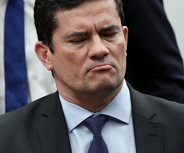 Sergio Moro, ministro da Justiça e Segurança Pública durante audiência na CCJ da Câmara