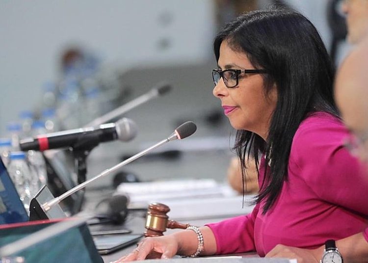 Delcy Rodriguez, chanceler venezuelana