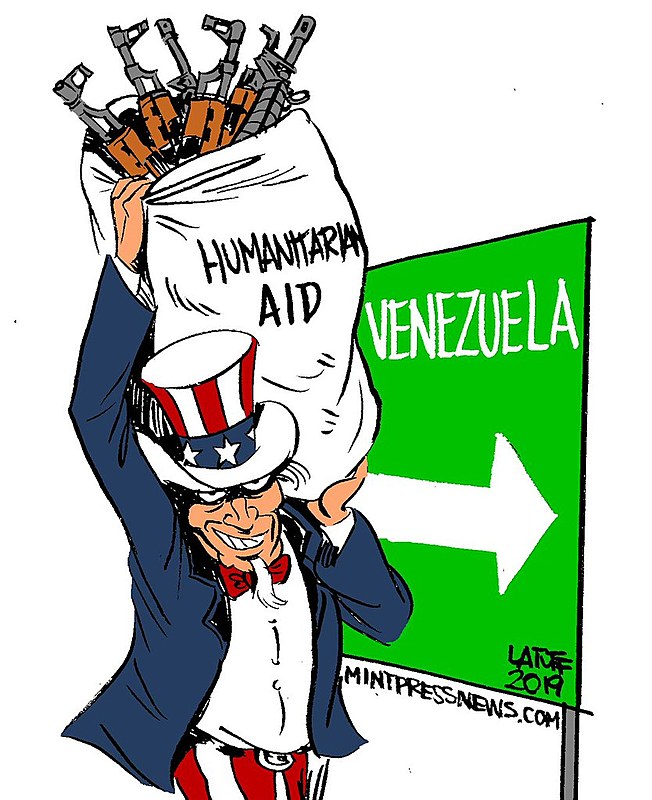 EUA enviam "ajuda humanitária" à Venezuela