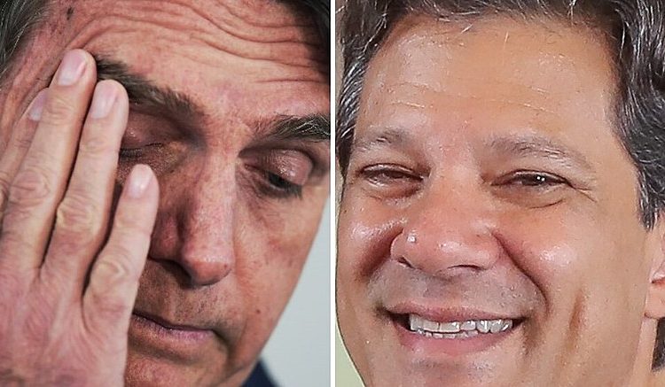 A 3 dias da votação, pesquisas indicam aproximação entre candidatos do PSL e do PT
