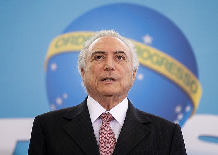 Michel Temer durante a cerimônia de Lançamento do Programa Nacional de Regularização Fundiária