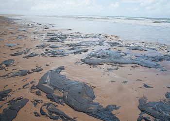 Óleo que contaminou o litoral do Nordeste chegou às praias fluminenses no domingo (24)
