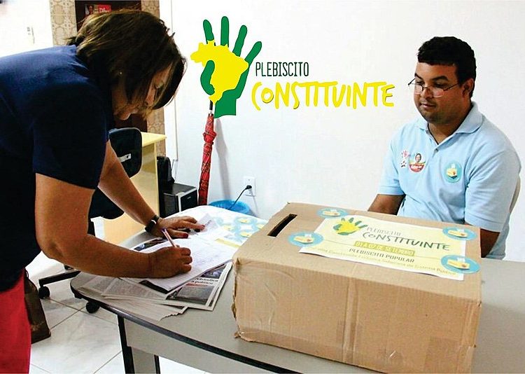 Movimentos populares promoveram plebiscito para promover uma Constituinte Exclusiva e Soberana para debater reforma política