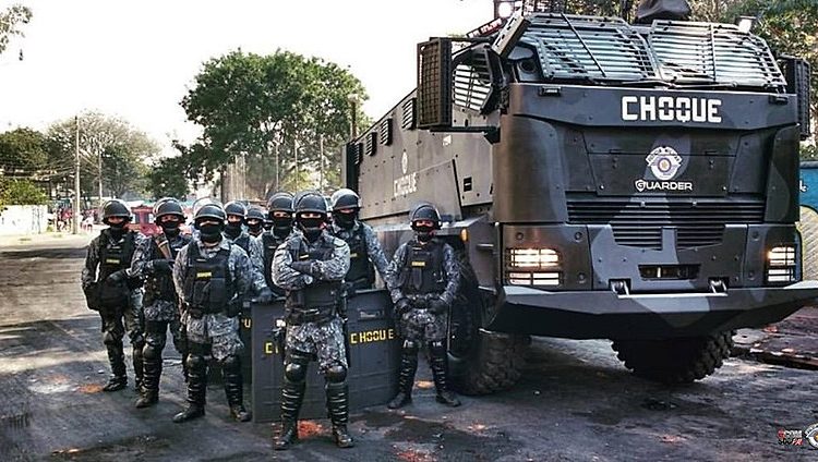 Imagem postada no Facebook com que o comando da PM anunciou início de operações em Paraisópolis