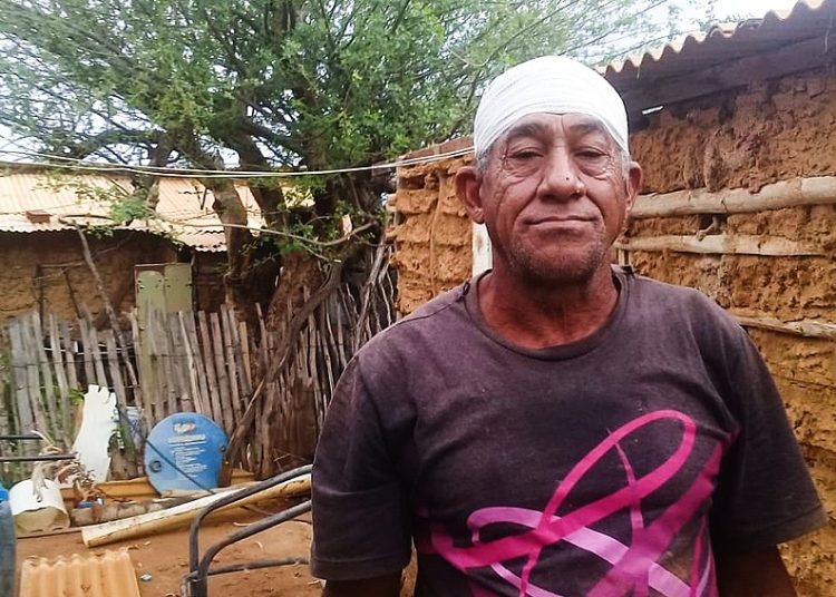 Laurindo Pereira da Silva, conhecido como seu Pepeu, foi atingido por bala de borracha durante ação violenta de despejo