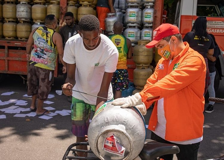 gás de cozinha