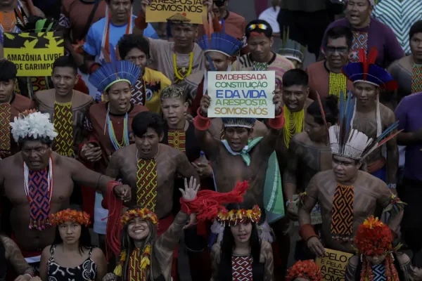 Edição de 2025 do Acampamento Terra Livre (ATL), em Brasília