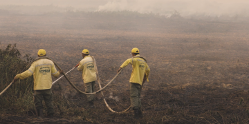 'Dia e noite' aguardando fogo, diz brigadista de Corumbá, município mais incendiado do Brasil