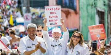 Presidente da República, Luiz Inácio Lula da Silva, durante Caminhada do Dois de Julho. Salvador - BA