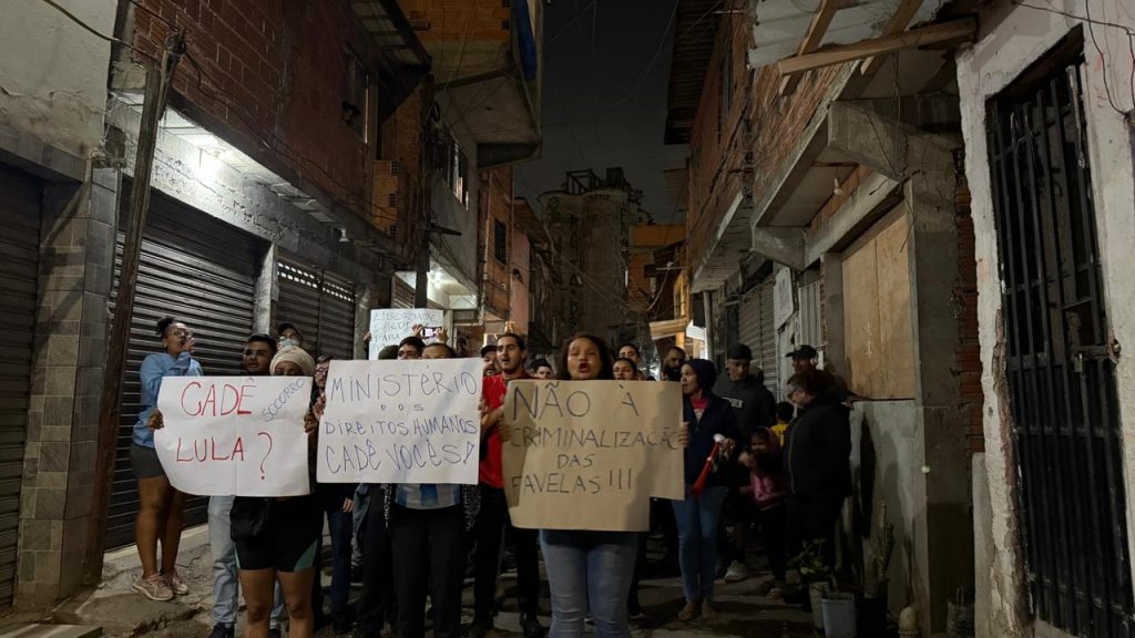 favela do moinho manifestação realizada em 10 de setembro de 2025